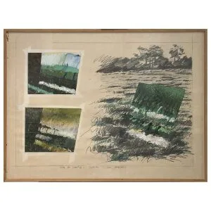 Ian McKeever, Study for Painting - 1975